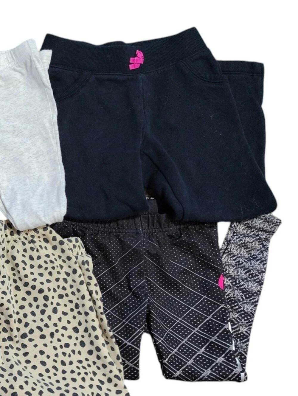 Girls Clothing Lot 4T 4 5 Carters Old Navy Nike Sweatshirts Leggings 7pc